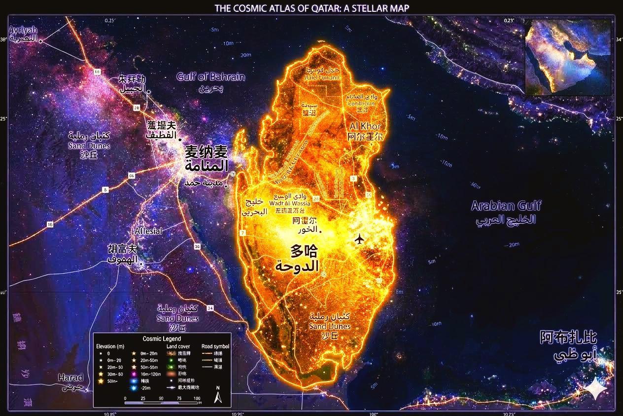 卡塔尔国:世界第一大液化天然气生产和出口国
简称卡塔尔，
首都为“多哈”；
它属