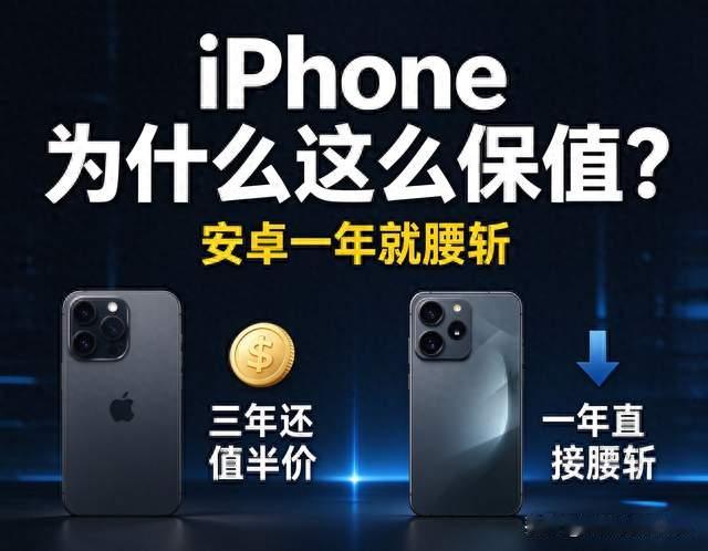 iPhone 为什么用三年还能卖半价？安卓一年腰斩
