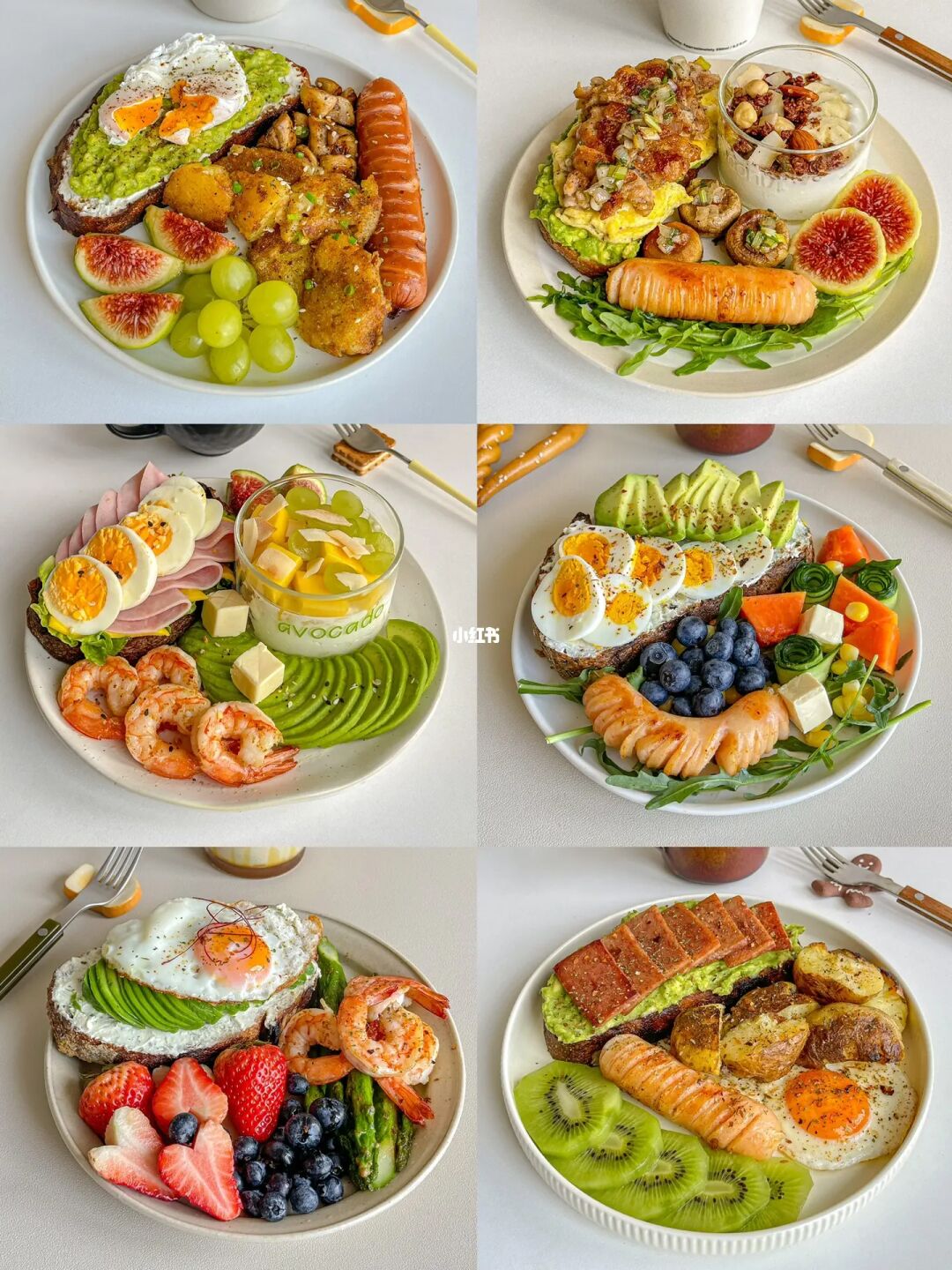 一周不重样快手早午餐🍽️欧包三明治拼盘🥗