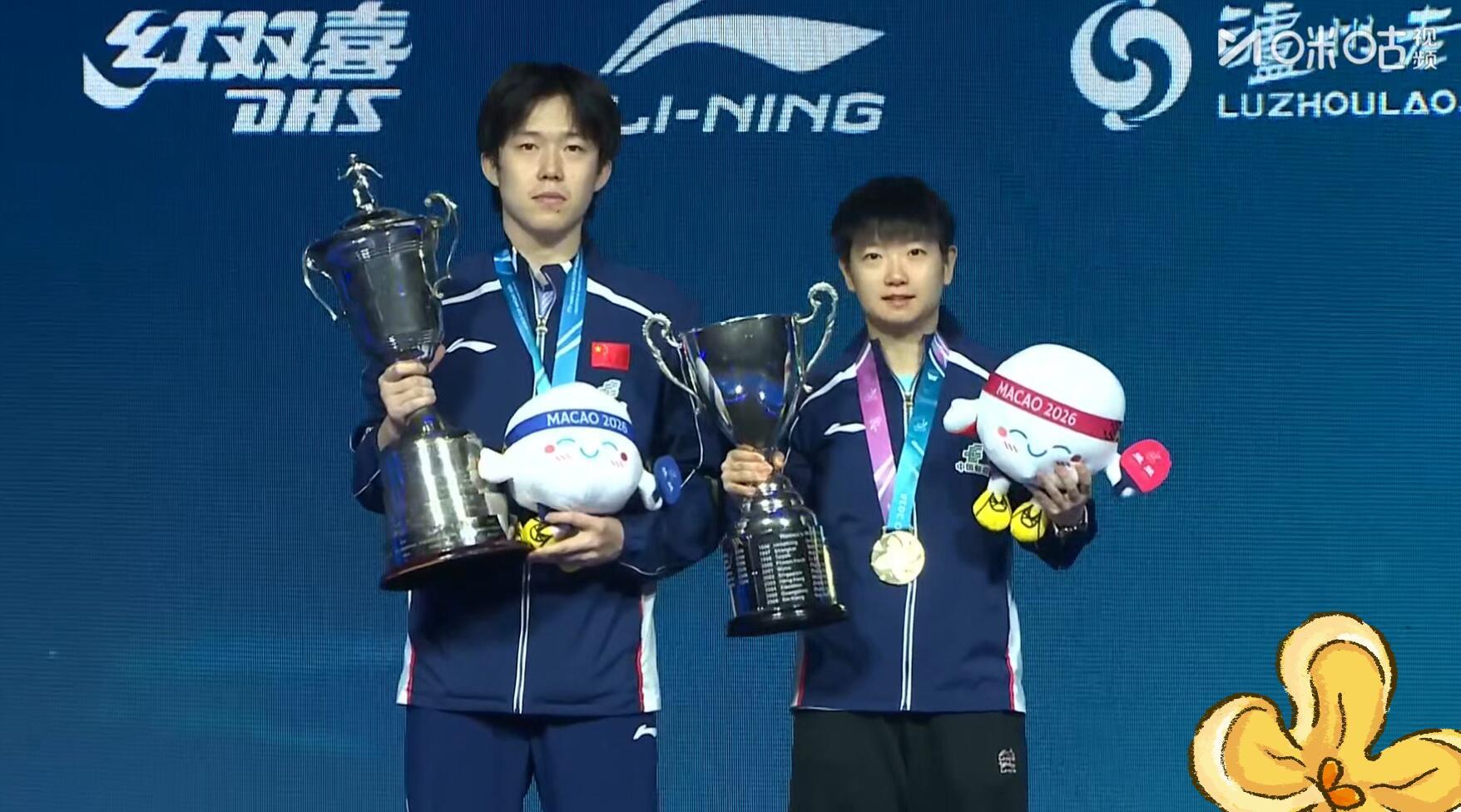 王楚钦掌镜下的孙颖莎澳门世界杯 · 中国包揽双冠 🏆从1-3落后到4-3绝杀王