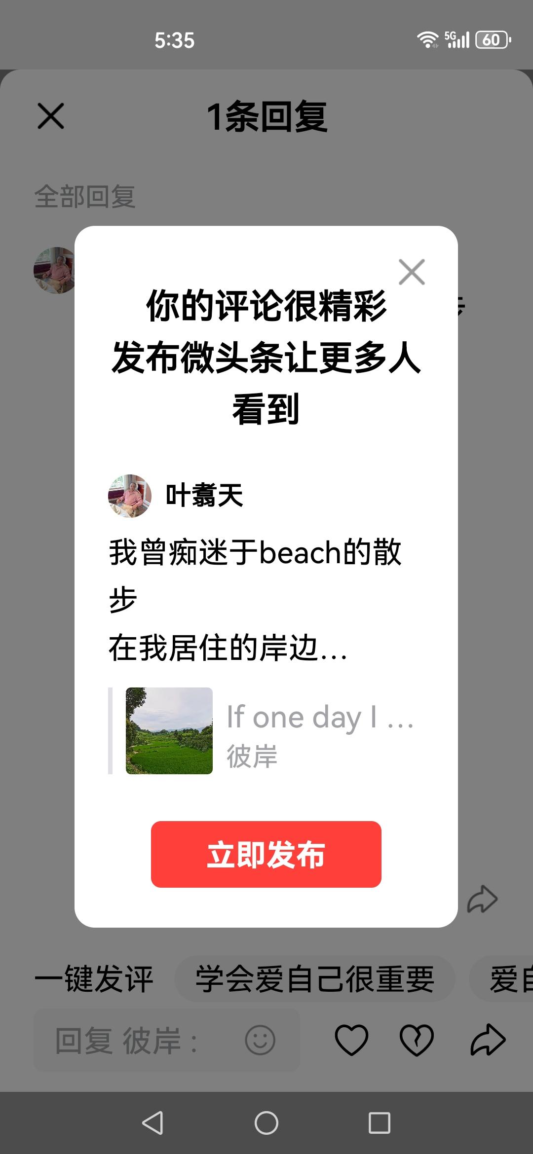 为彼岸的英文更新所作


我曾痴迷于beach的散步
在我居住的岸边
我曾一次次
