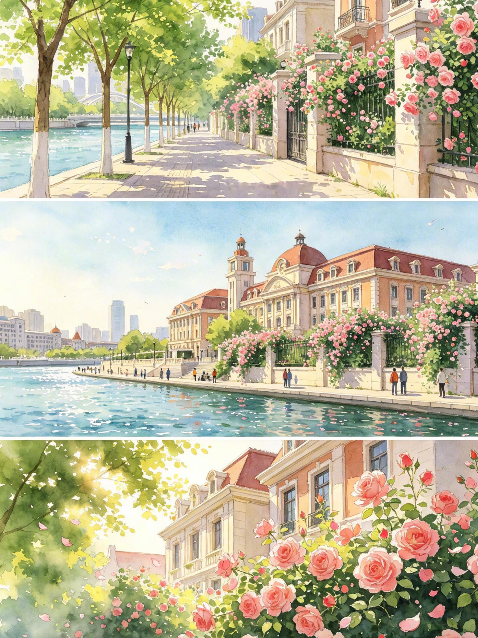 盛夏的天津｜坠入满城繁花的温柔浪漫里🌸 