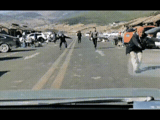 敢停车吗？太热情了！