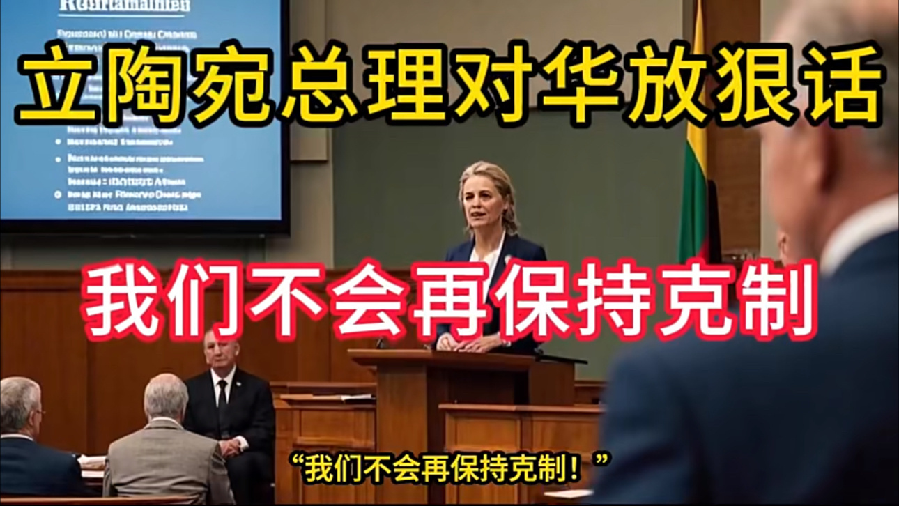 立陶宛总理对华放狠话，立陶宛的“善意”，长期没有得到中方回应，我们不会再继续克制