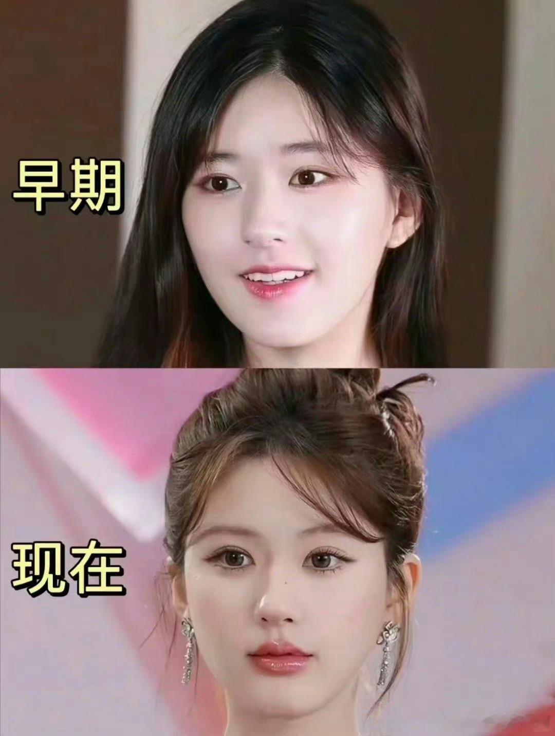 赵露思从早期变成现在到底是因为减肥的原因还是化妆技术高了呀？ ​​​