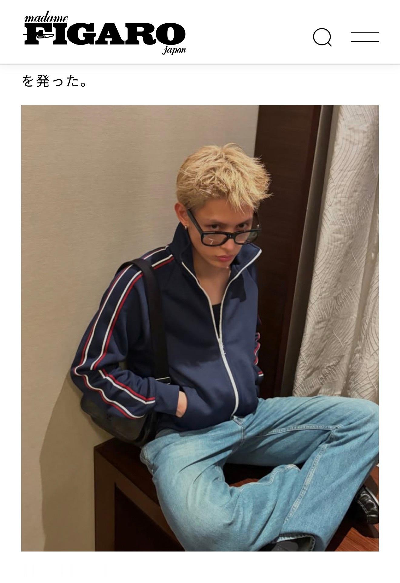 FIGARO_jp更新相关赵雨凡巴黎时装周🦅赵雨凡YSL