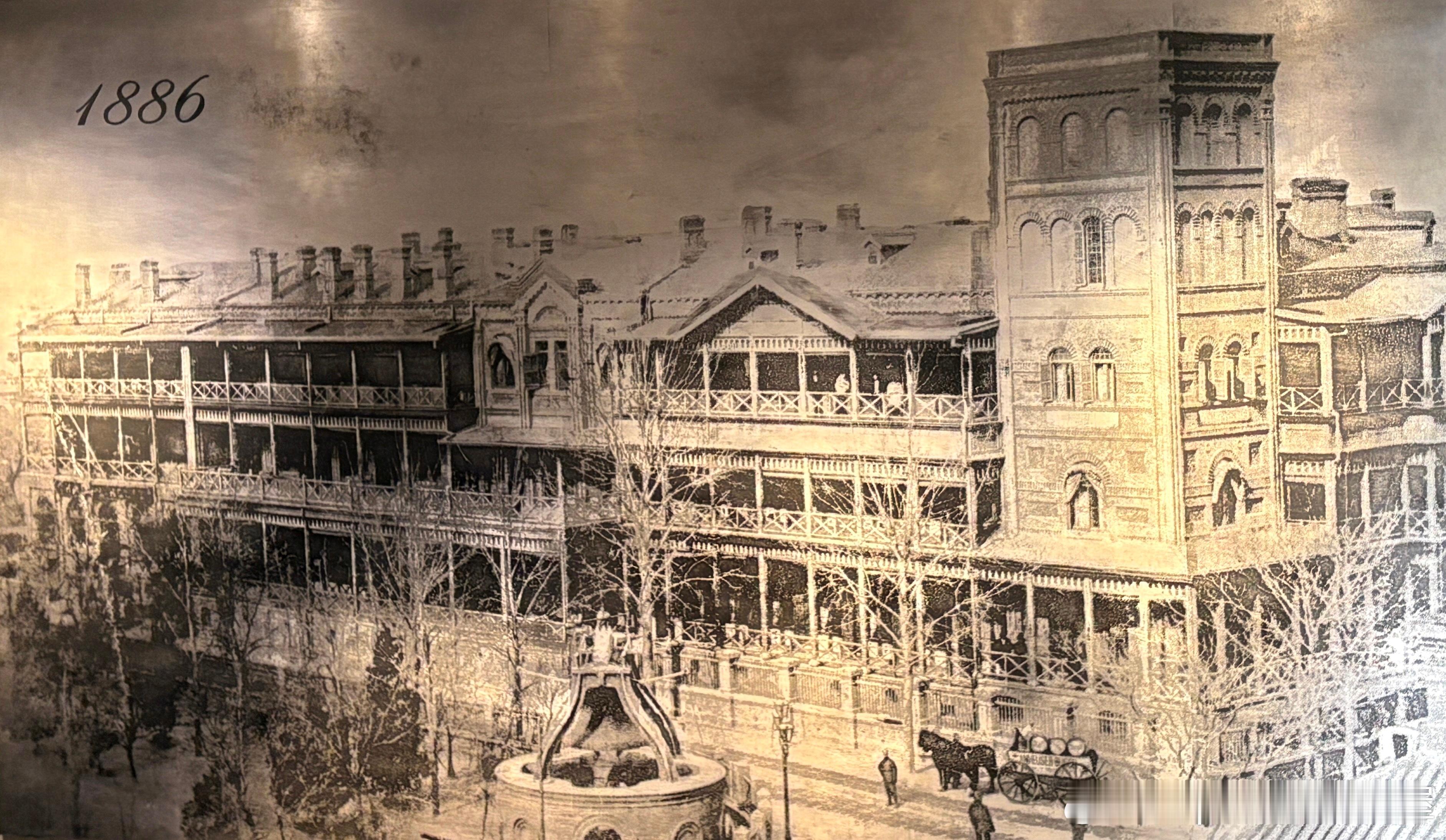 1886年的天津利顺德饭店历史影像