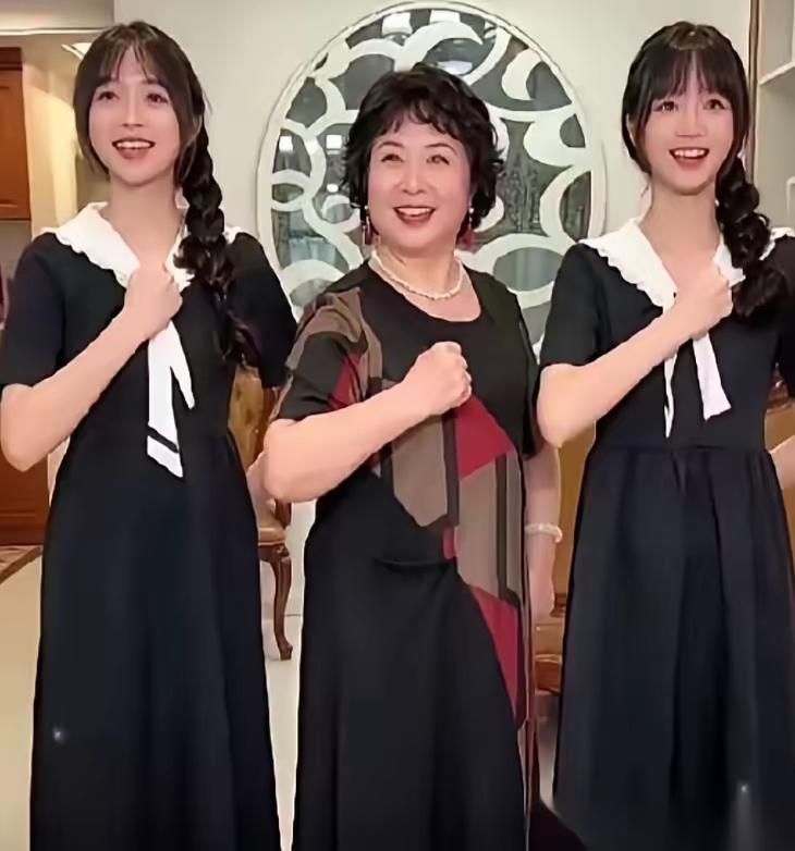盛海琳的试管女儿，智智慧慧平安的长大了，今年16岁了比她妈妈还要高，当初60岁坚