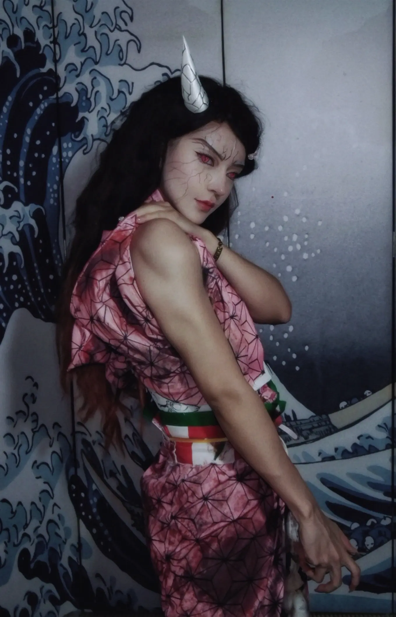 肌肉鬼化弥豆子。