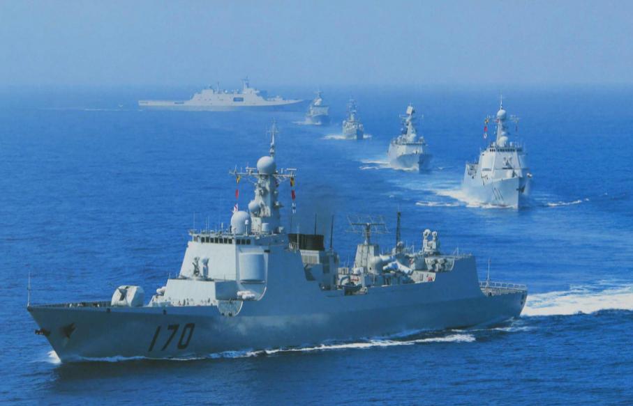 中美战舰“共处一室”，中国6艘战舰抵达，引发外媒“猜忌”
中国海军舰艇一直在周边
