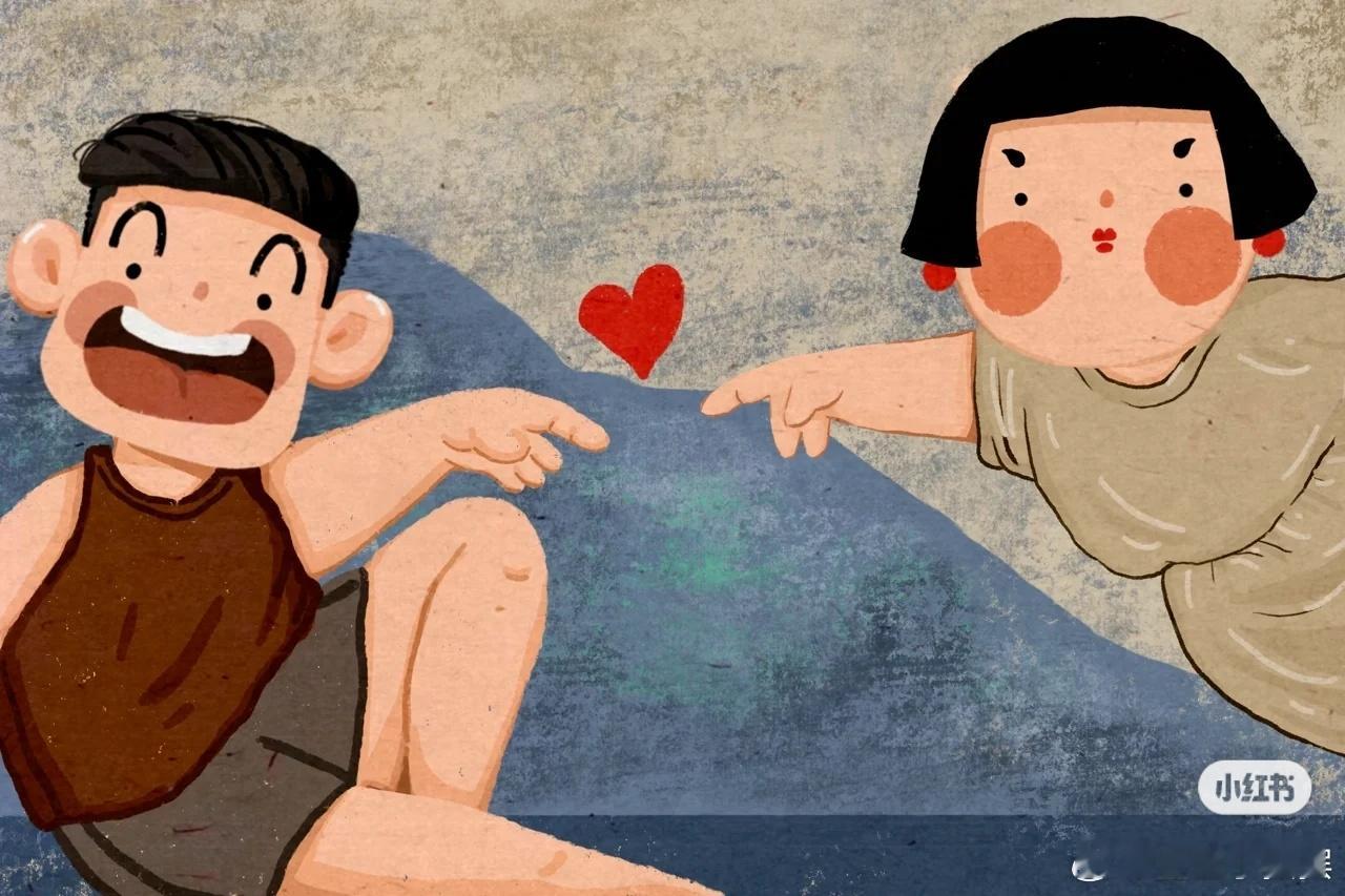 昨晚吃饭时，记不清聊到啥了，鱼姐说起这幅画，大家都想不起来叫啥名字。姐画了个如此