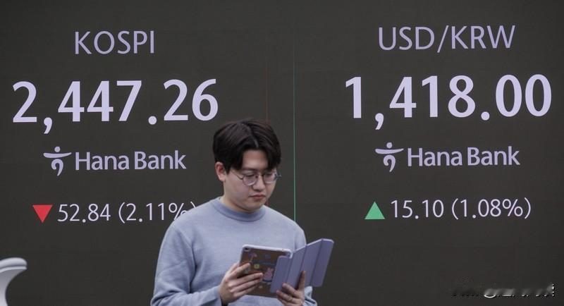 韩国股市被资本收割，散户“尸横遍野”！

这波韩国股市的暴跌，完全是教科书级别的