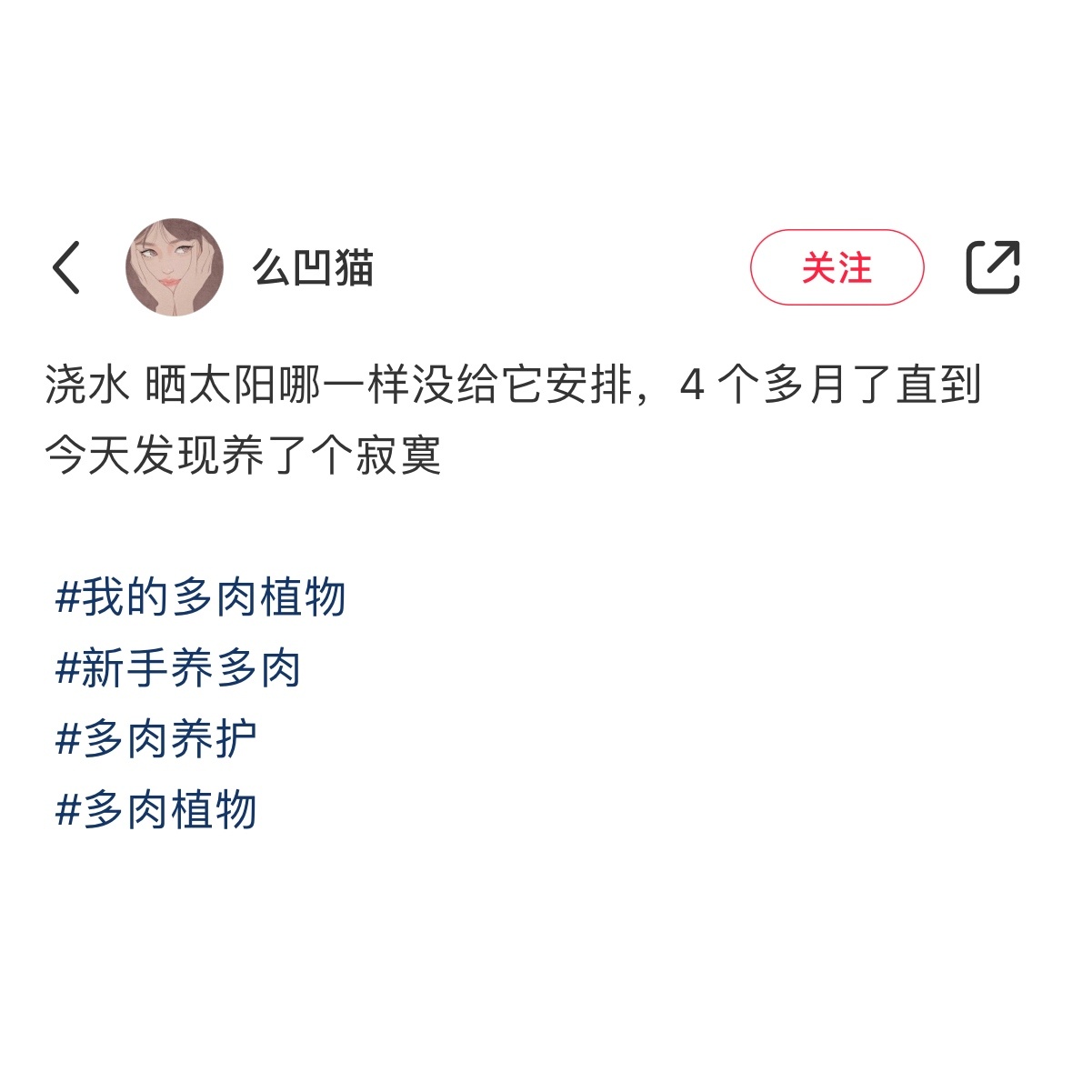 养了四个月的多肉发现是假的[doge] ​​​