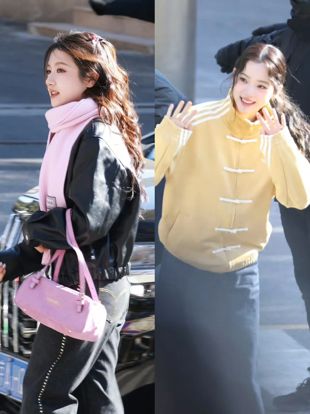 李兰迪欧阳娜娜春晚联排路透，好明媚的两人