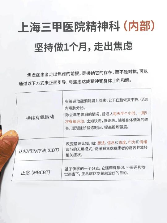 上海医生分享：打卡6件事，缓解焦虑症症状