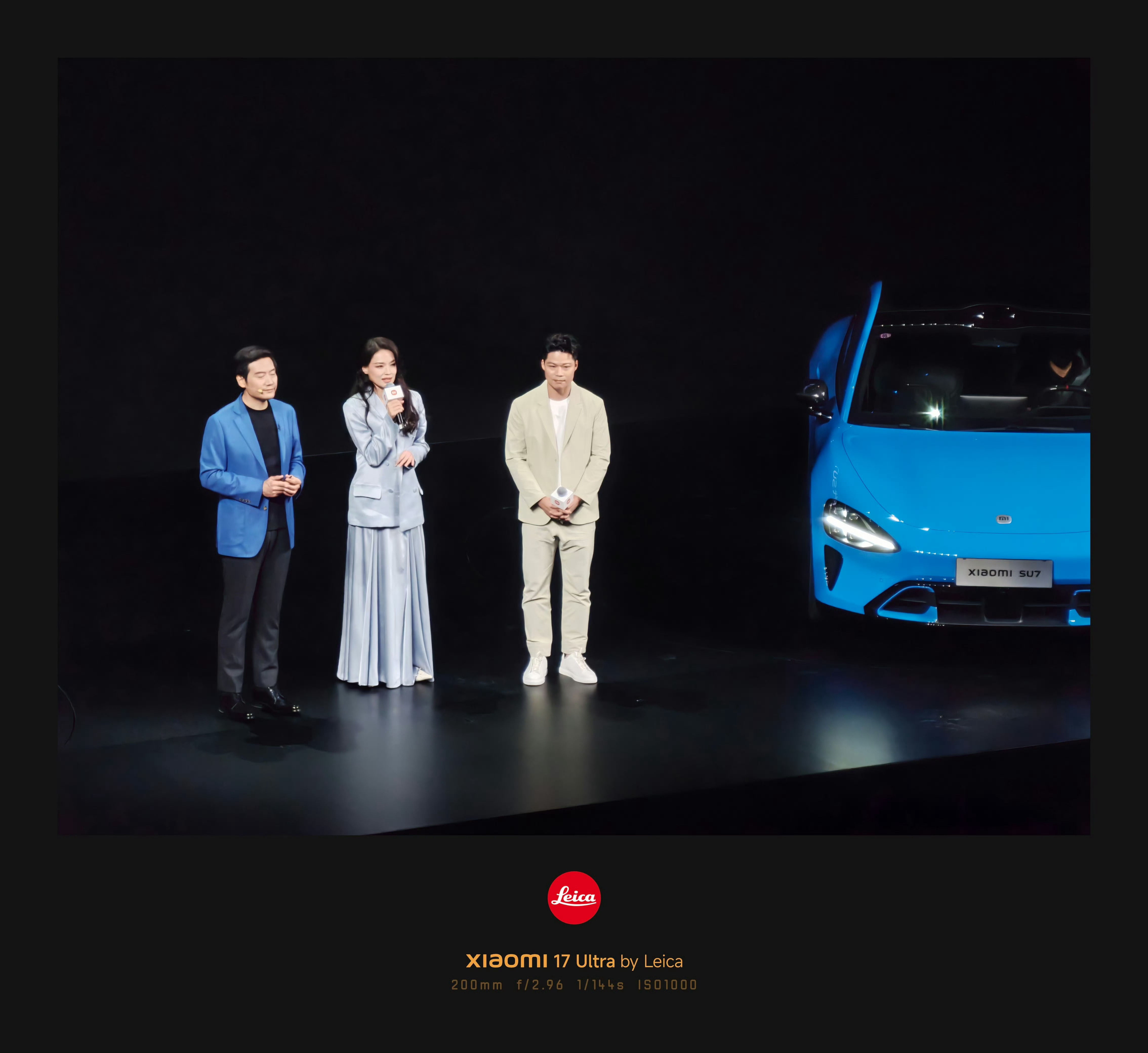 舒淇祝SU7大卖 舒淇的优雅气质和卡布里蓝配一脸，很难让人不心动啊！2026开年