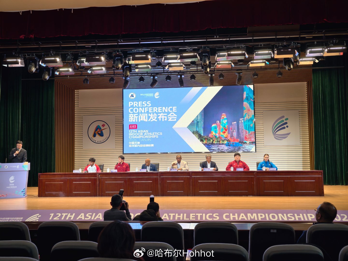 天津，哥们来了！2026亚洲室内田径锦标赛哈布尔的随行拍 天津·天津团泊体育中心