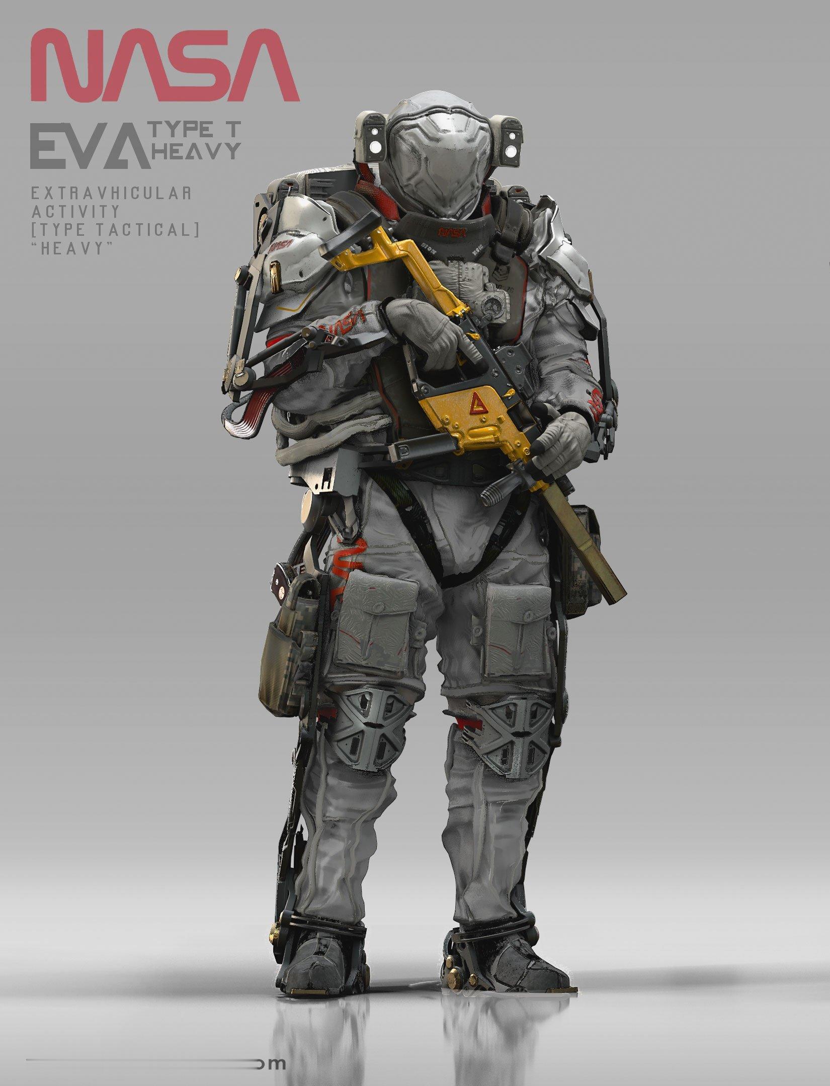 NASA Heavy Combat Astronaut suit by Jaro