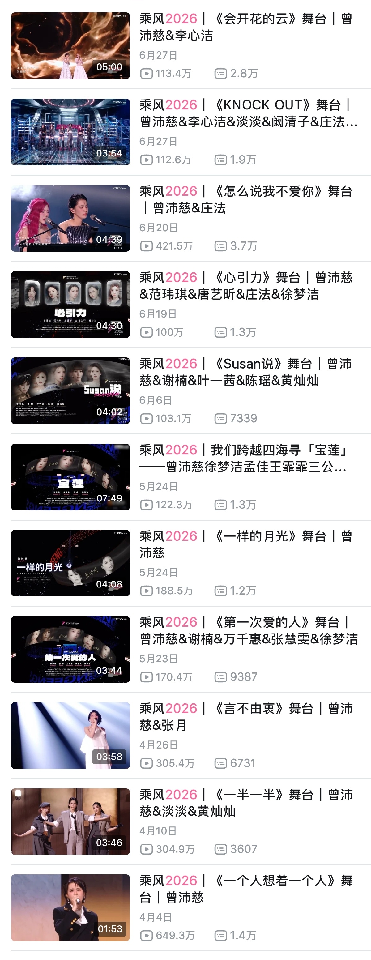曾沛慈 clinique倩碧品牌新生大使曾沛慈 恭喜这个糯米慈，乘风舞台播放量全
