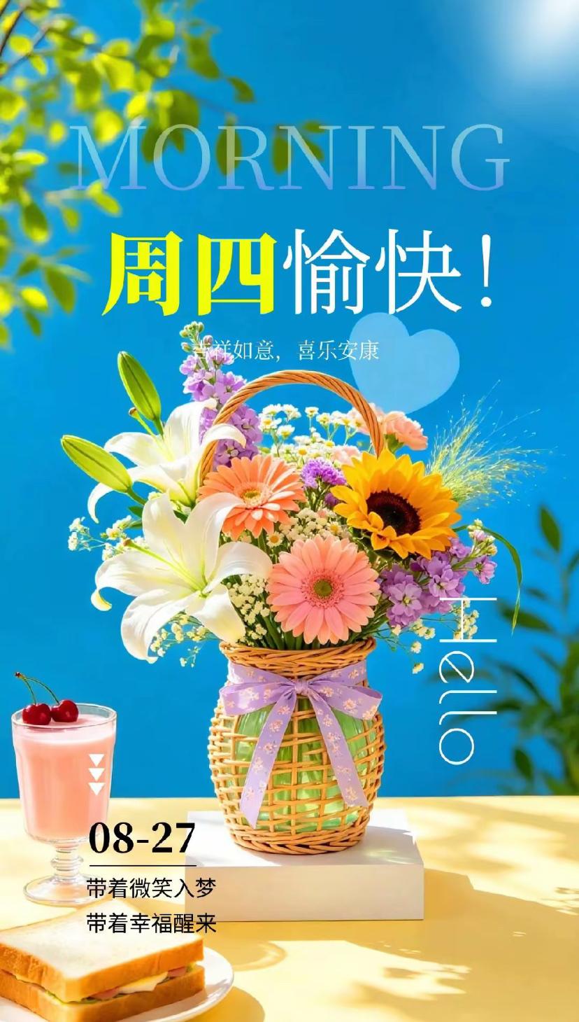 秋晨寄语，岁月弥珍慢慢回味，宽慰本心笑意扬眉。
2026./08.27.
[微风