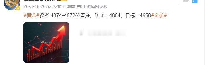 黄金4874位置多，现行情如期上涨，现报价4889位置，多单顺利浮盈150个点，