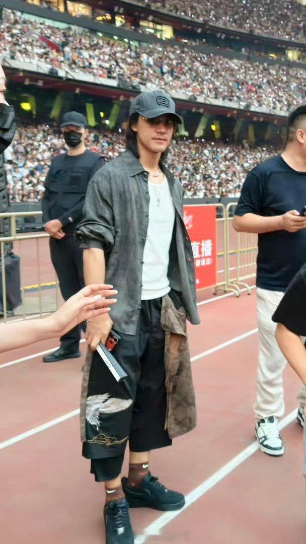 此沙去了谢霆锋演唱会谢霆锋演唱会偶遇此沙 谁在谢霆锋演唱会乖乖当歌迷！原来是此沙