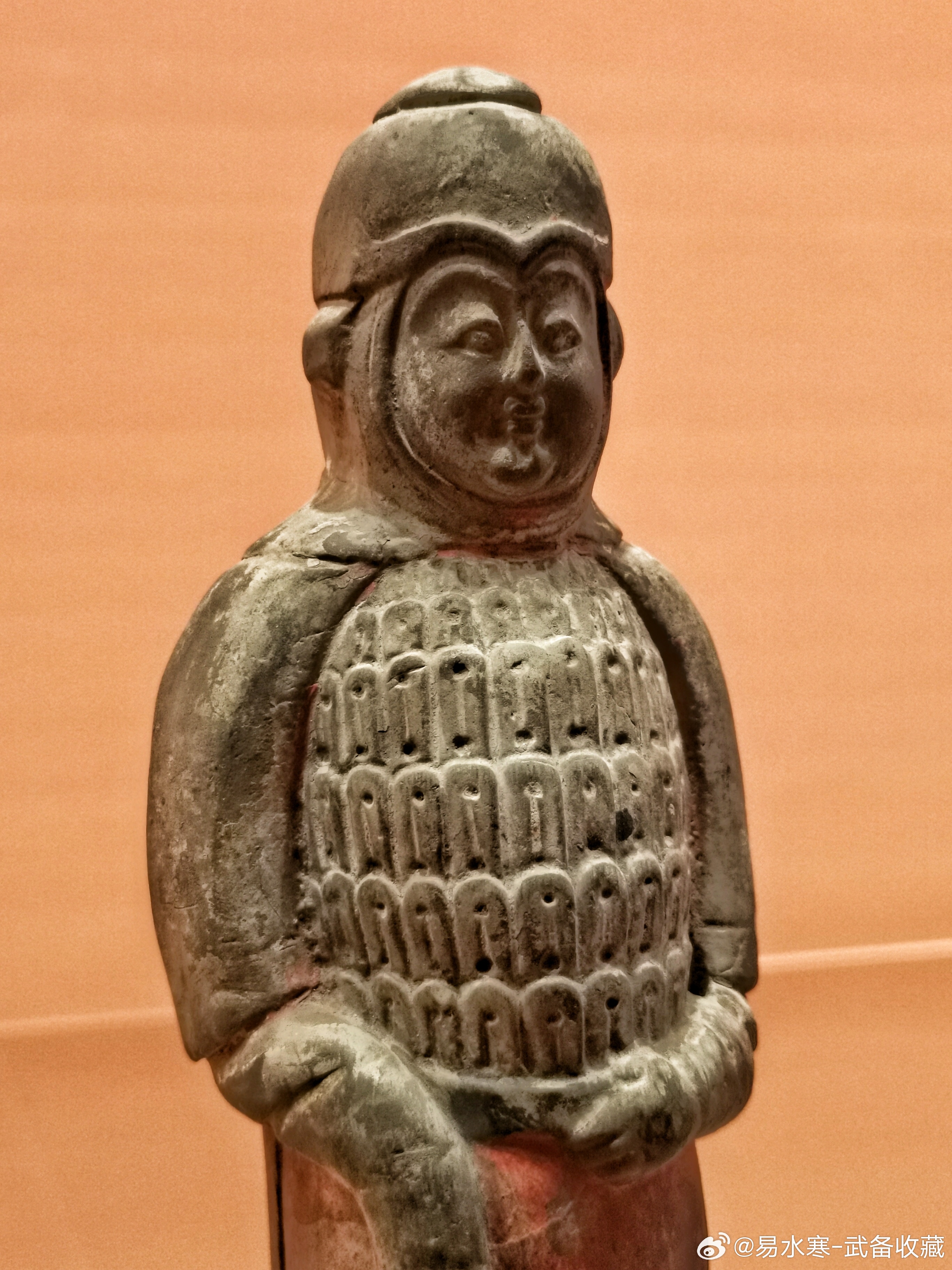 历史历史文物文物北齐铠甲陶俑 