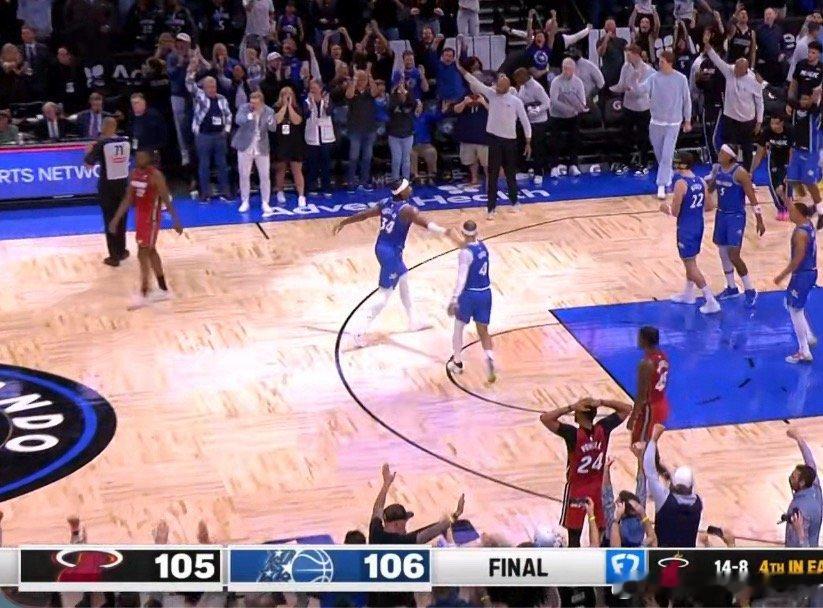 热火绝杀未果，105-106惜败魔术 