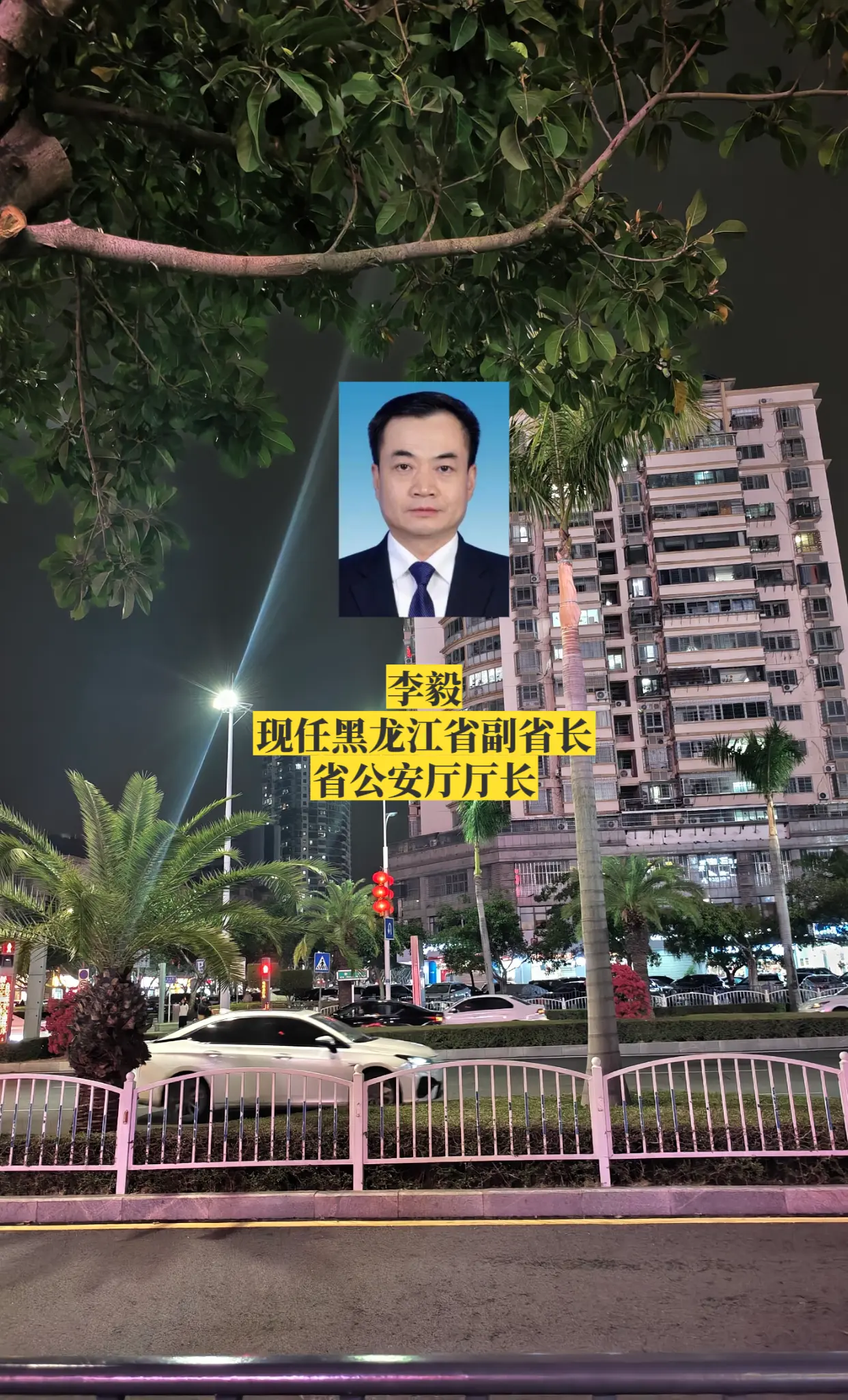 黑龙江公安厅领导。