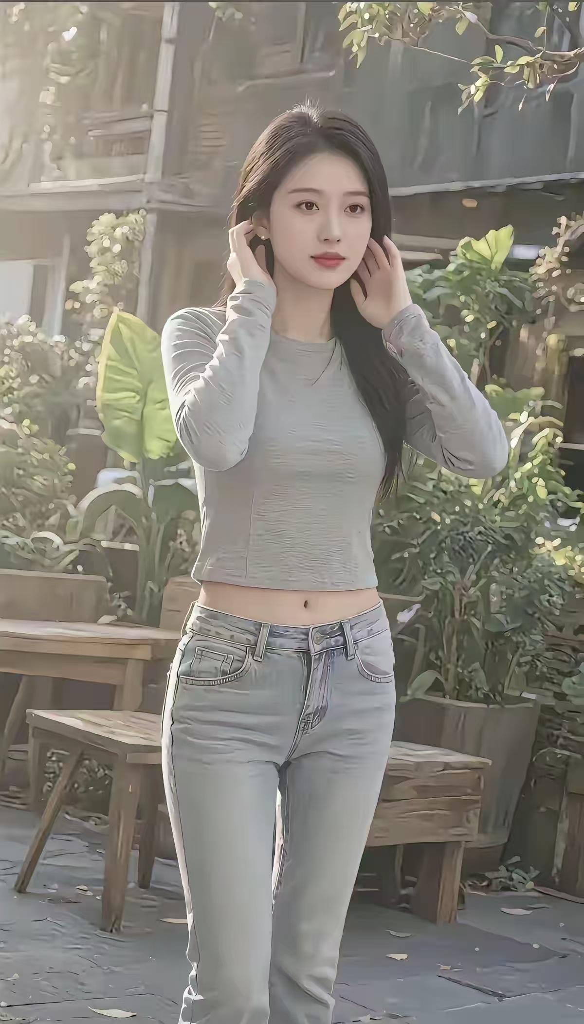 四块玉·绝世佳人
风华聚，容华胜，
闭月羞光映彩霞。
沉鱼落雁姿清雅。
冠天下，