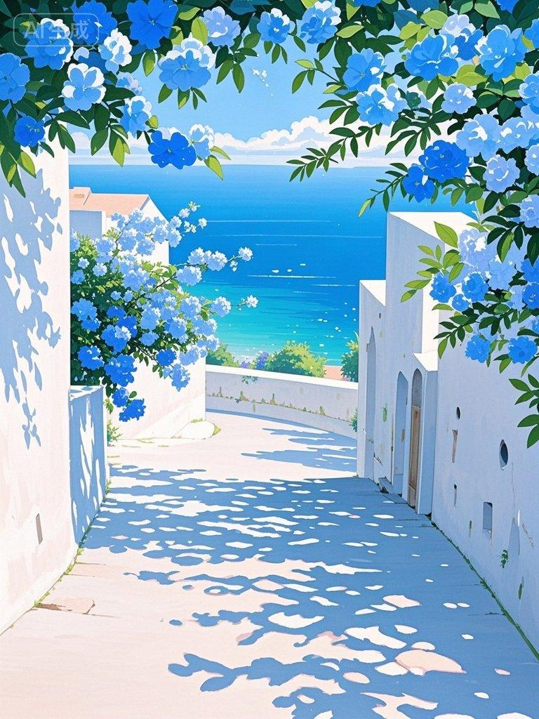 1. 风把那年夏天的蝉鸣吹远了，我们再也没在巷口遇见。后来才懂，有些告别是悄无声