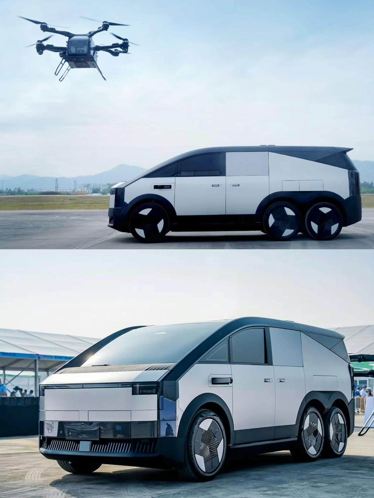 谁说飞行汽车遥不可及？小鹏汇天陆地航母航展实拍，太酷了！小鹏汇天陆地航母11月1