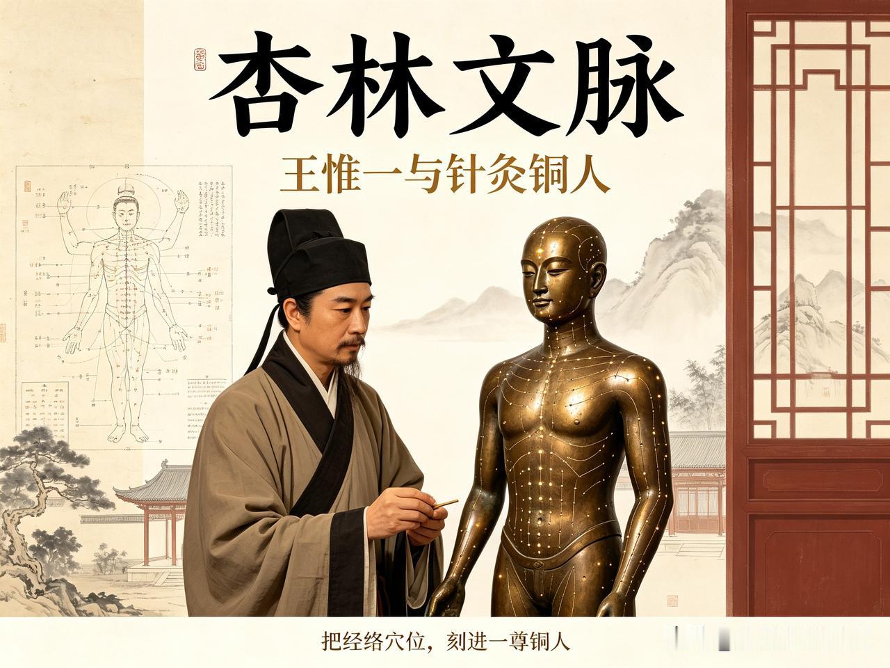 他用一尊铜人，重新定义了中医针灸教学
 
中医针灸历史悠久，但穴位并不是一开始就