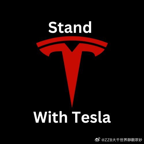 特斯拉[超话]  $特斯拉(TSLA)$﻿ Stand With Tesla✊?