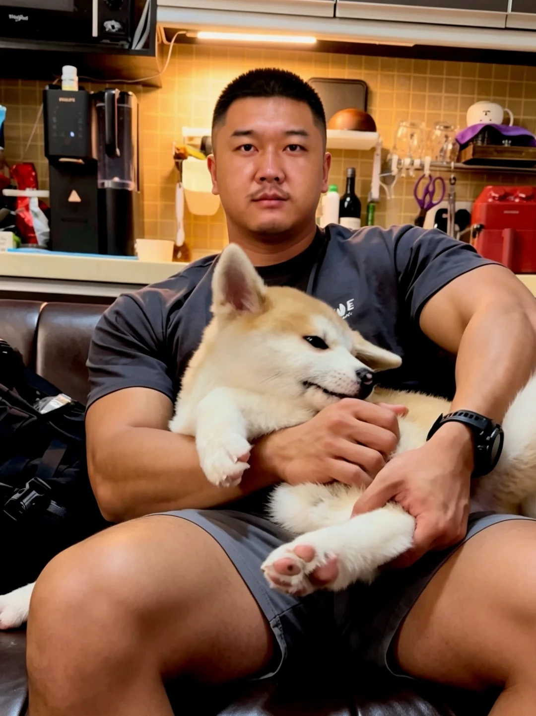 和狗狗在一起