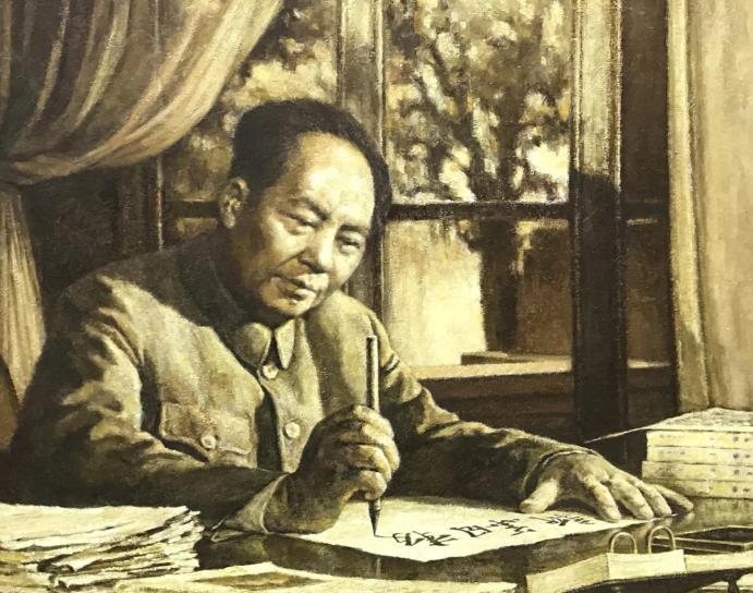 1974年，田伶陪同毛主席观看电影时，谈及前妻杨开慧，毛主席回忆往昔不禁泪流满面