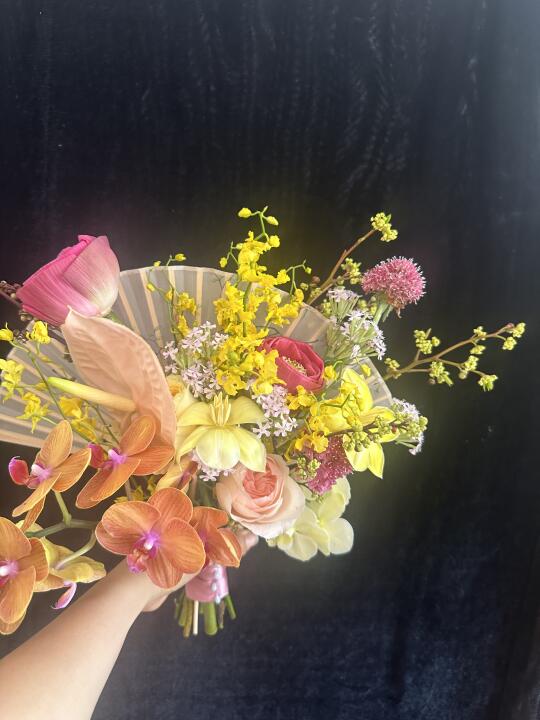 中式捧花|济宁花店