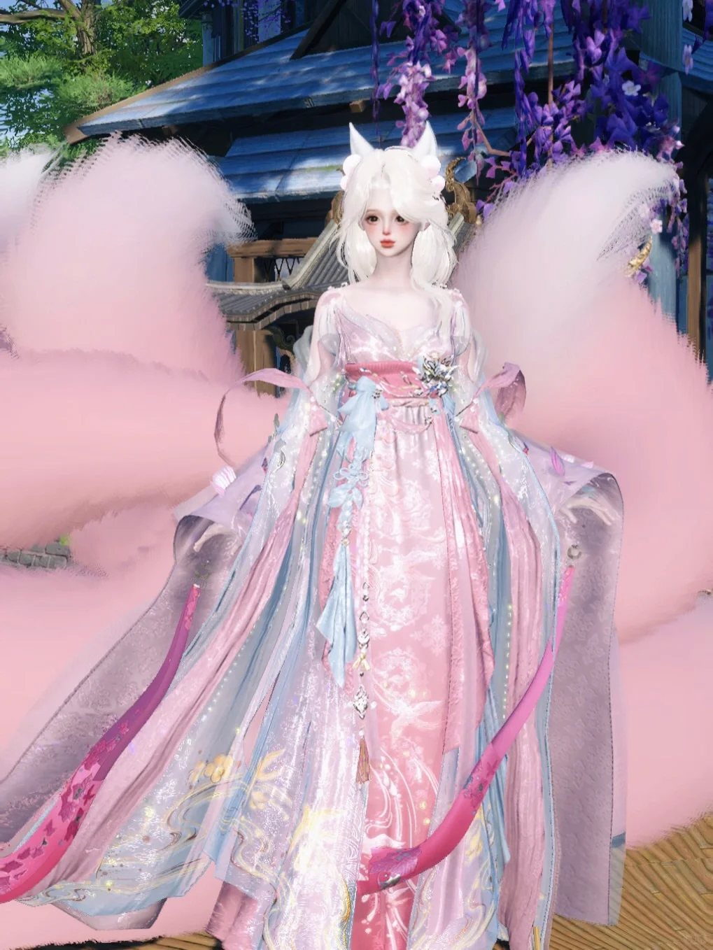 这周就穿这两件焊身上啦，粉色本命尾巴🌸