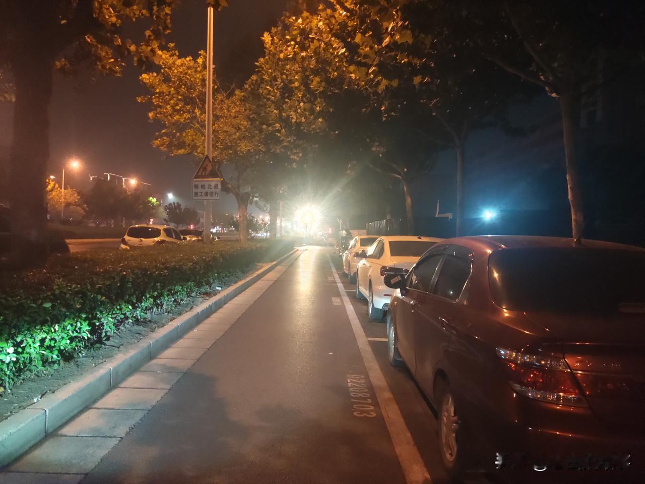 昨晚骑电动车途经桐柏路金水路西延交叉口偏西约一百米处，金水路西延西向东方向非机动
