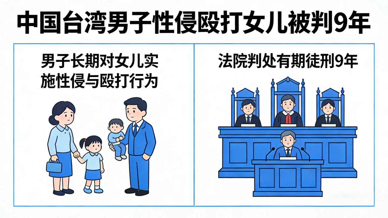 咱们中国怎么会出这种人伦尽丧，泯平人性的人！湾湾地区一男子对未成年的亲生女儿痛下