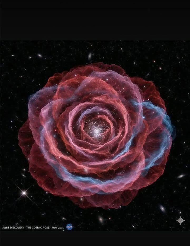 宇宙中的一朵玫瑰花 ​​​