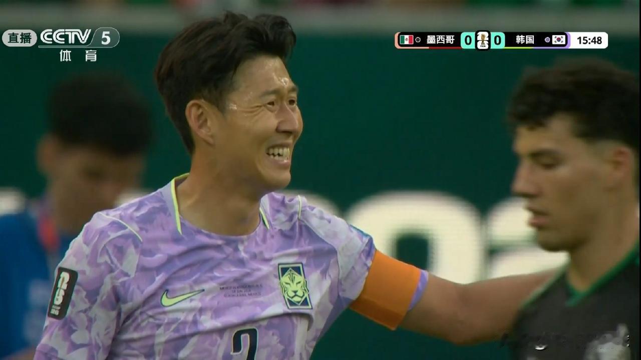 韩国巨星孙兴慜真是让人忍无可忍了！在今天进行的韩国队和墨西哥队的世界杯小组赛中，