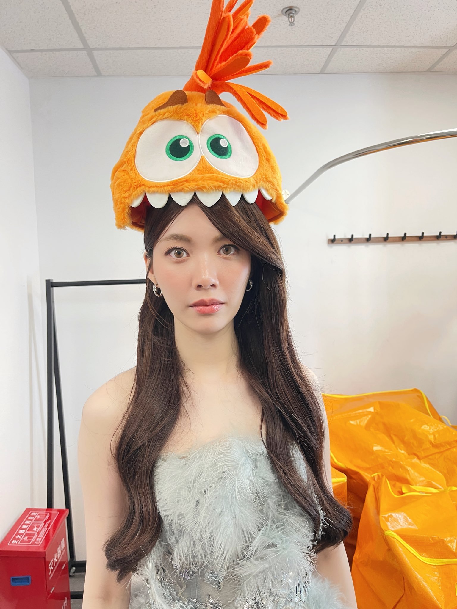 官号更新配文：有人想领养小鸡吗？（咦，还是说它已经有主人了呢 🤭🤭） 