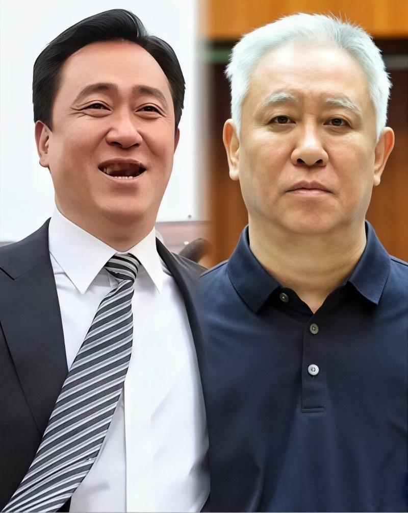 许家印一审被判无期吃胖了，头发白了。 