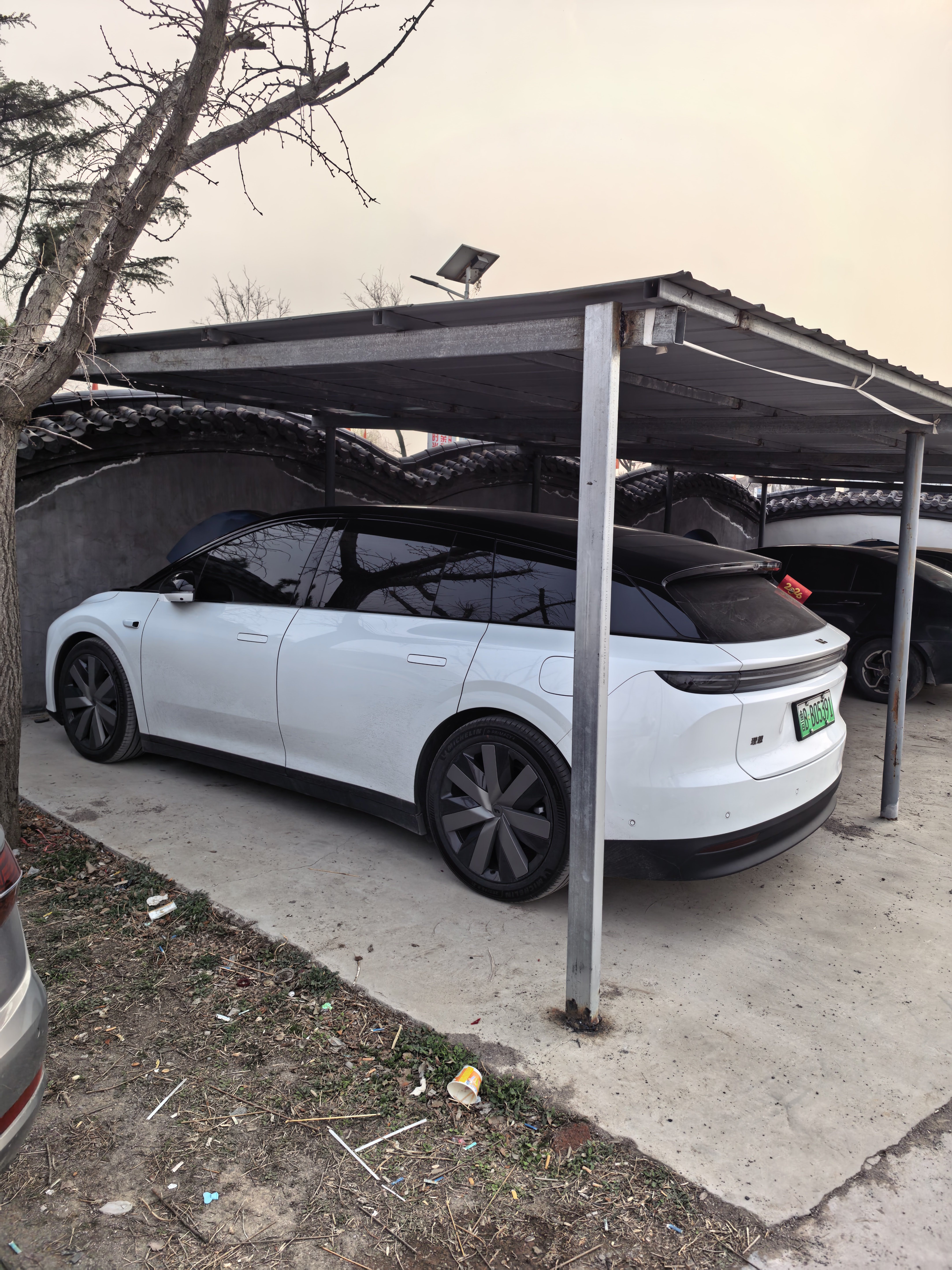 理想i6的交付确实起来了，没一会就遇到了两辆。 诸城·诸城市动物园