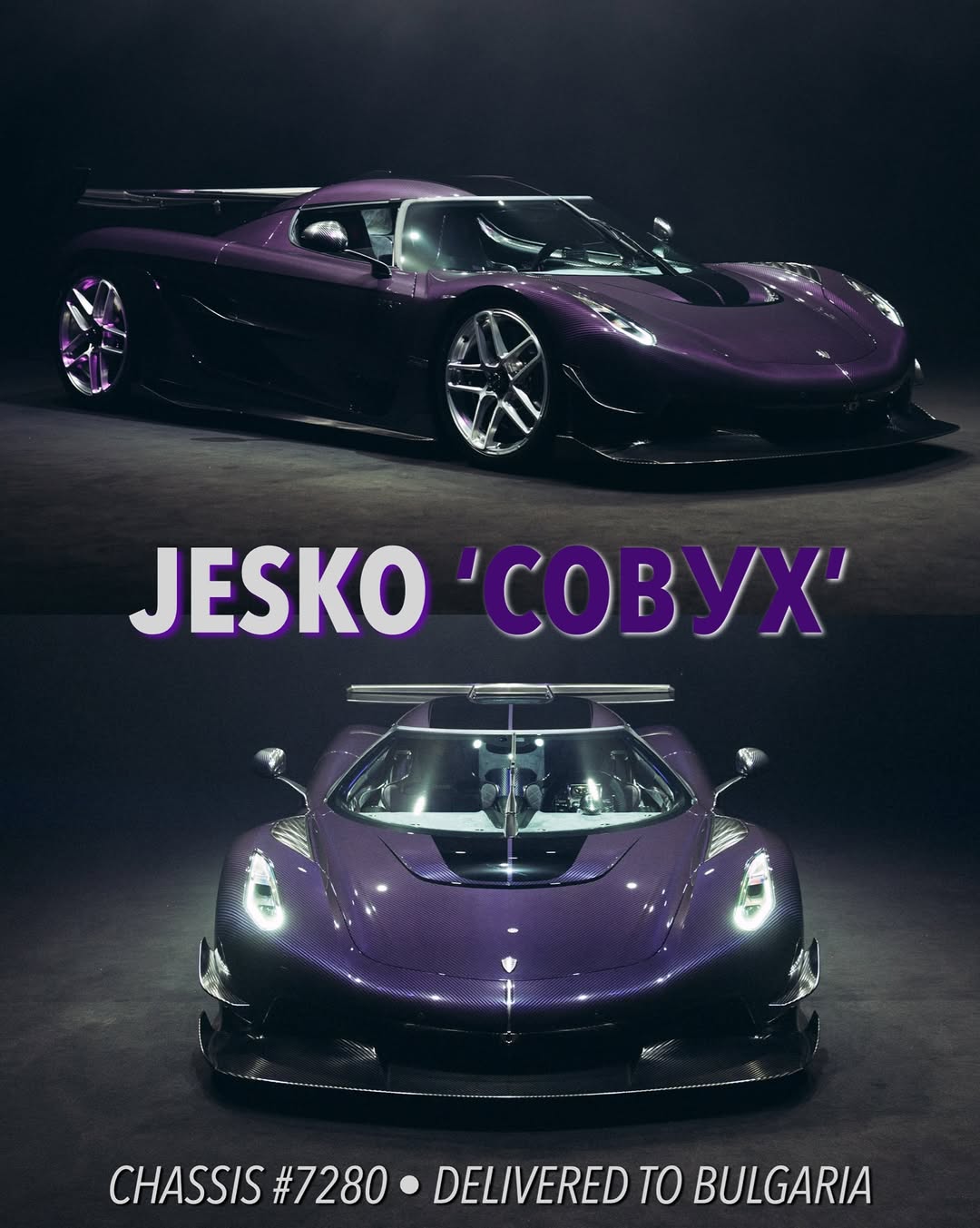Koenigsegg Jesko COBYX VIN:7280|