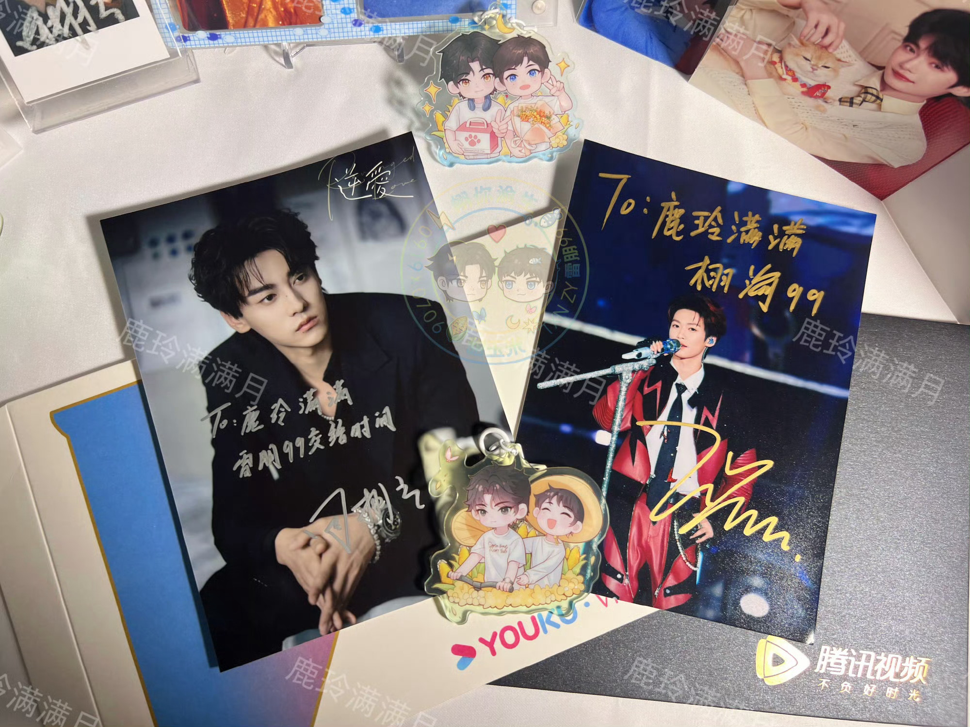 栩渝得到了认可？田栩宁和梓渝亲签的to签