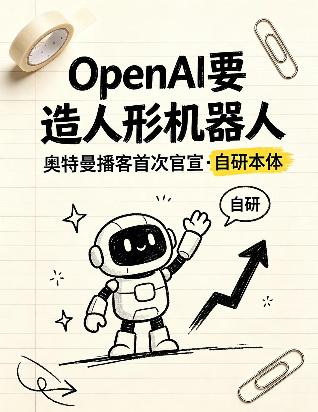 马斯克死对头OpenAI下场人形机器人
马斯克的对手来了。还是老对头Open A