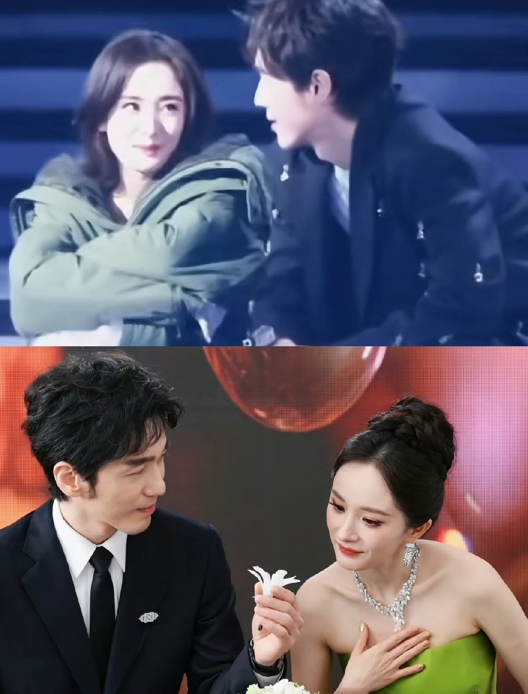 白宇摘下白玉兰送给杨幂白宇杨幂我的医生组CP白宇和杨幂，我的医生组cp真的好甜啊