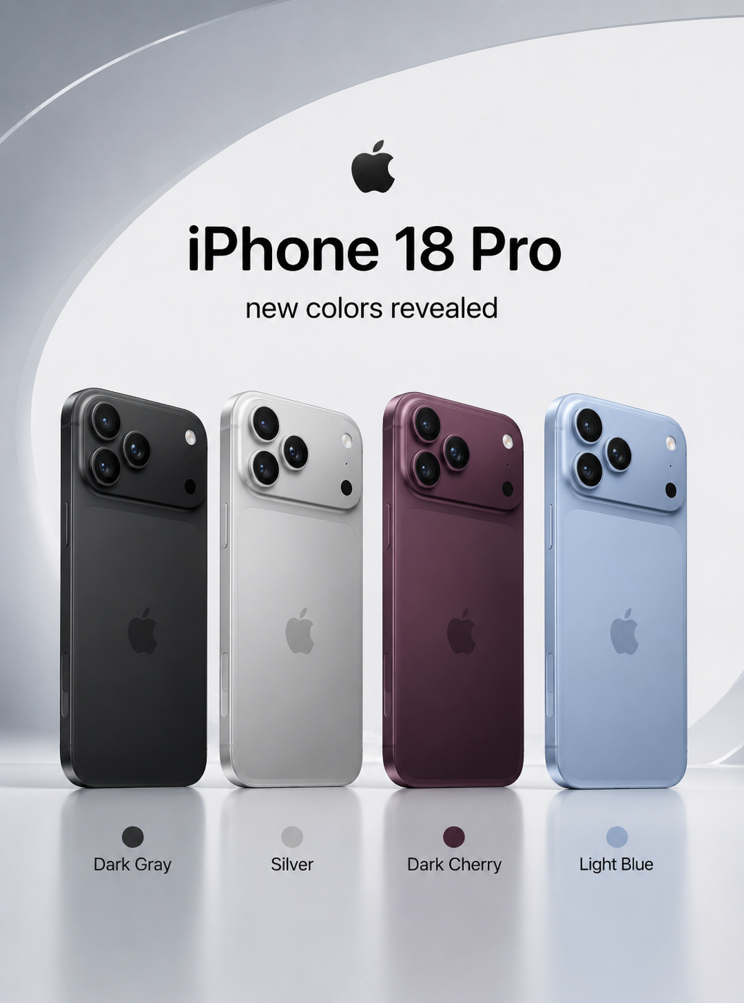 iPhone18 Pro的紫色和蓝色一定会大卖，大家拭目以待吧，因为苹果的Pro